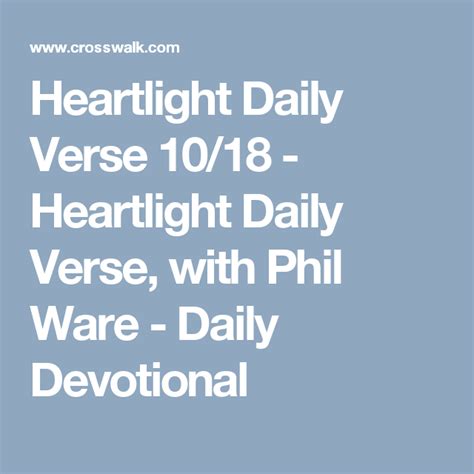 heartlight daily verse